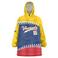 Custom Venezuela Baseball Champions Wearable Blanket Hoodie Vinotinto Glory 2026