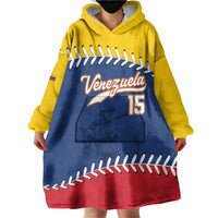 Custom Venezuela Baseball Champions Wearable Blanket Hoodie Vinotinto Glory 2026