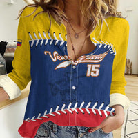 Custom Venezuela Baseball Champions Women Casual Shirt Vinotinto Glory 2026
