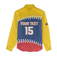 Custom Venezuela Baseball Champions Women Casual Shirt Vinotinto Glory 2026
