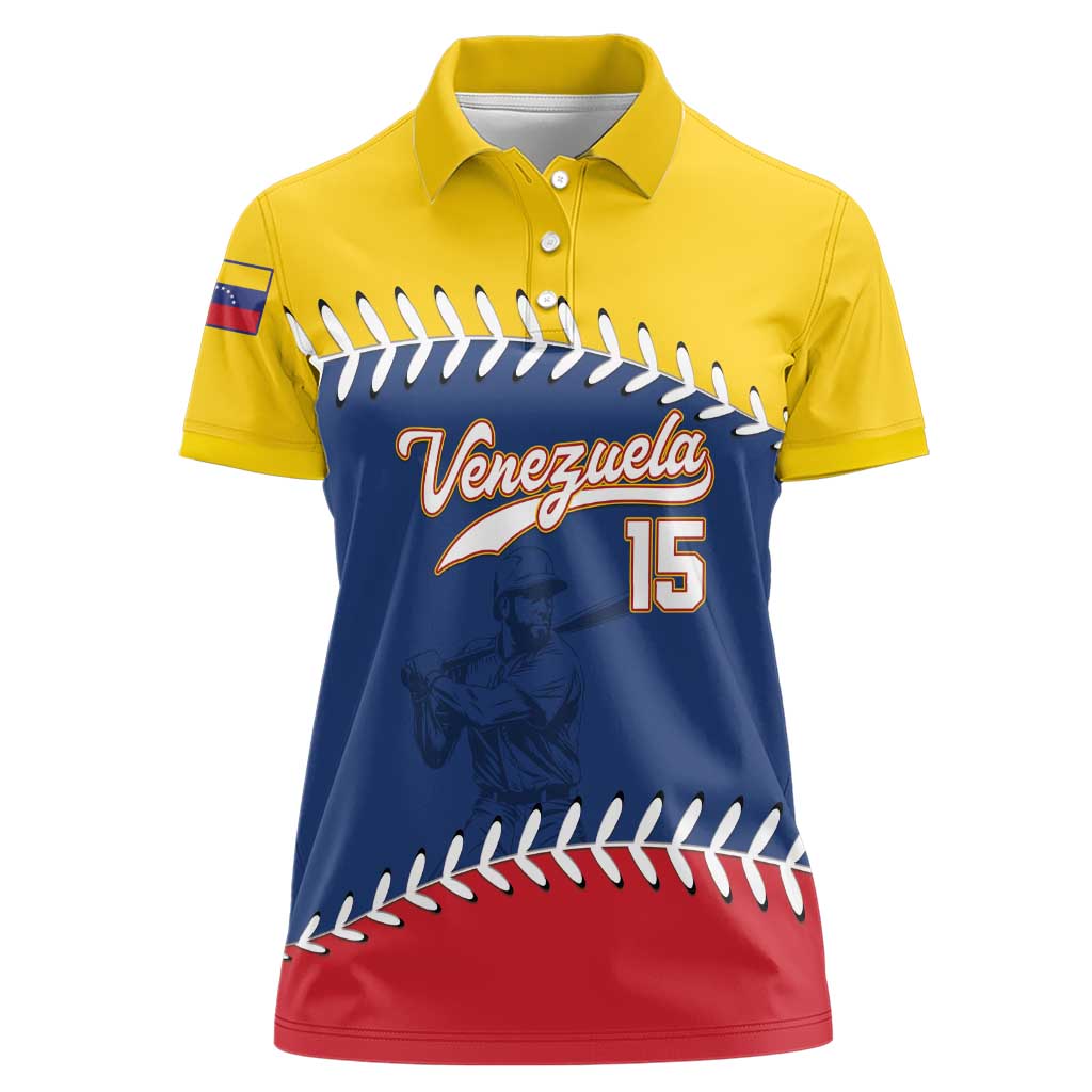 Custom Venezuela Baseball Champions Women Polo Shirt Vinotinto Glory 2026