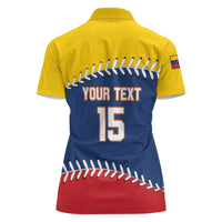 Custom Venezuela Baseball Champions Women Polo Shirt Vinotinto Glory 2026