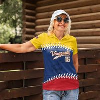 Custom Venezuela Baseball Champions Women Polo Shirt Vinotinto Glory 2026