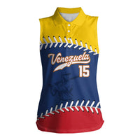Custom Venezuela Baseball Champions Women Sleeveless Polo Shirt Vinotinto Glory 2026