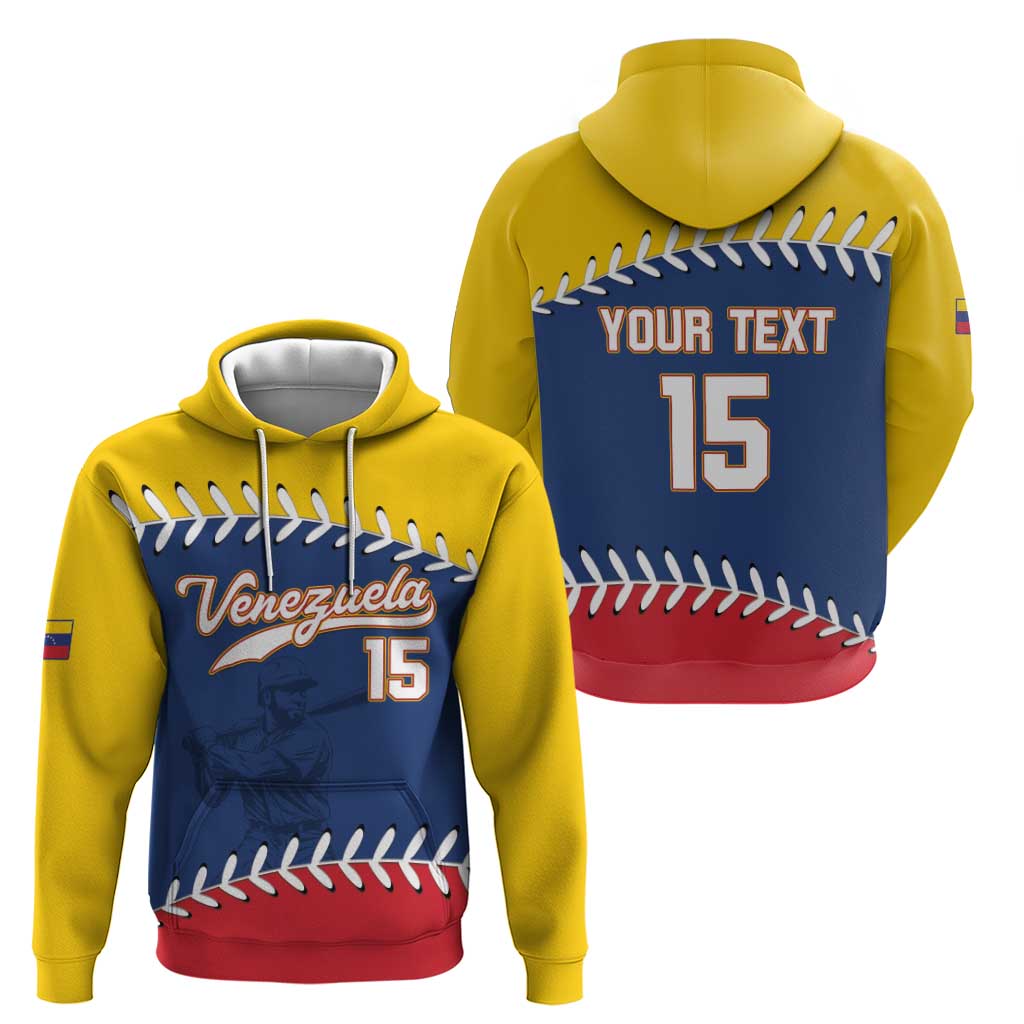 Custom Venezuela Baseball Champions Zip Hoodie Vinotinto Glory 2026