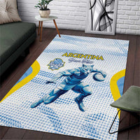 Argentina Rugby Custom Area Rug Pumas Mascot - Sporty Style