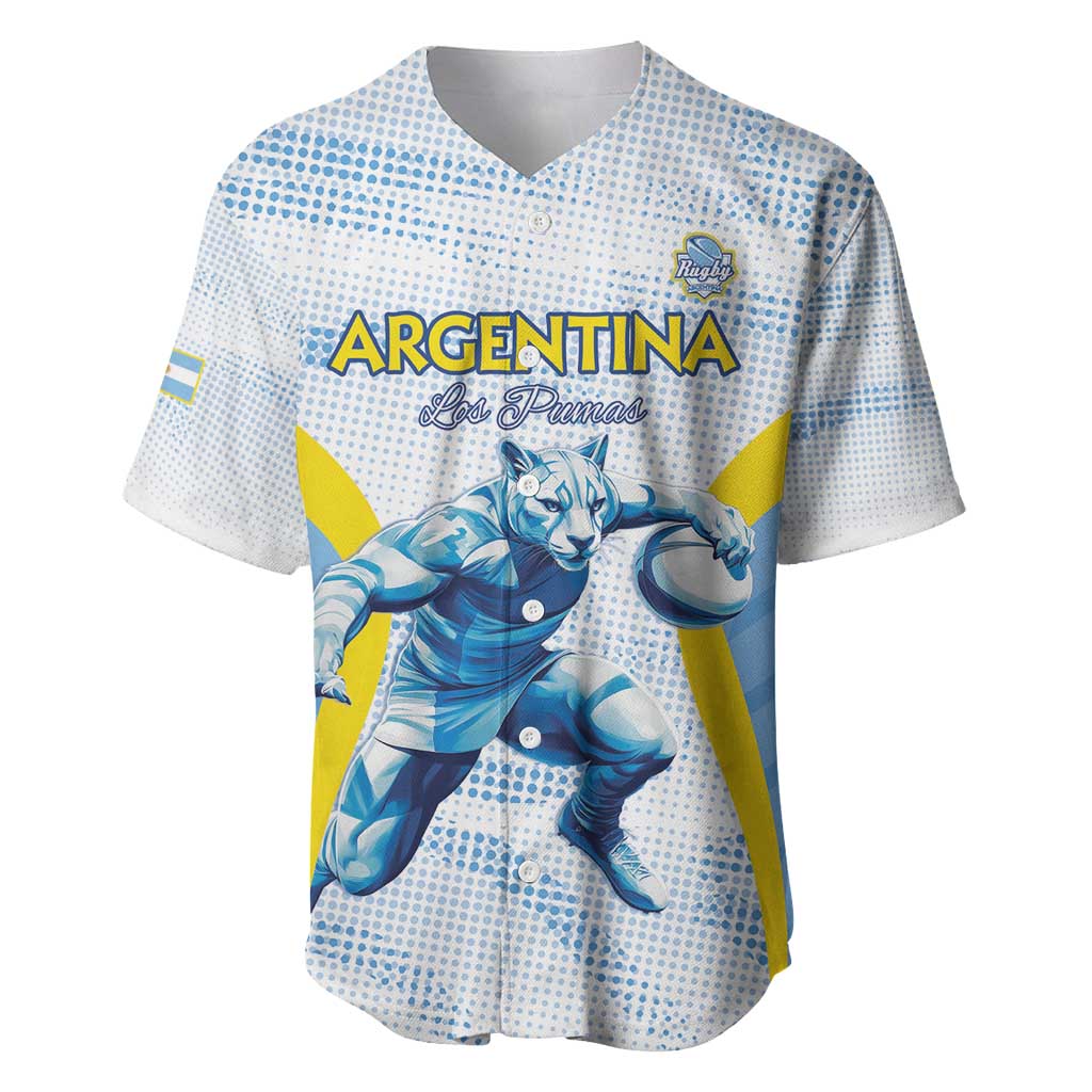 Argentina Rugby Custom Baseball Jersey Pumas Mascot - Sporty Style