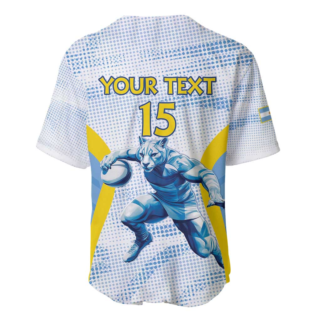 Argentina Rugby Custom Baseball Jersey Pumas Mascot - Sporty Style