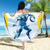 Argentina Rugby Custom Beach Blanket Pumas Mascot - Sporty Style