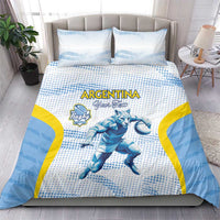 Argentina Rugby Custom Bedding Set Pumas Mascot - Sporty Style