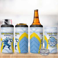Argentina Rugby Custom 4 in 1 Can Cooler Tumbler Pumas Mascot - Sporty Style