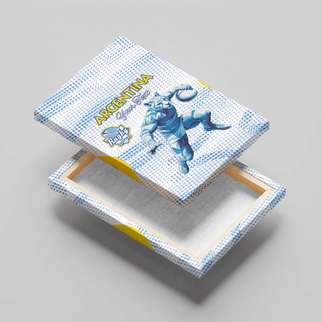 Argentina Rugby Custom Canvas Wall Art Pumas Mascot - Sporty Style