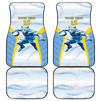 Argentina Rugby Custom Car Mats Pumas Mascot - Sporty Style