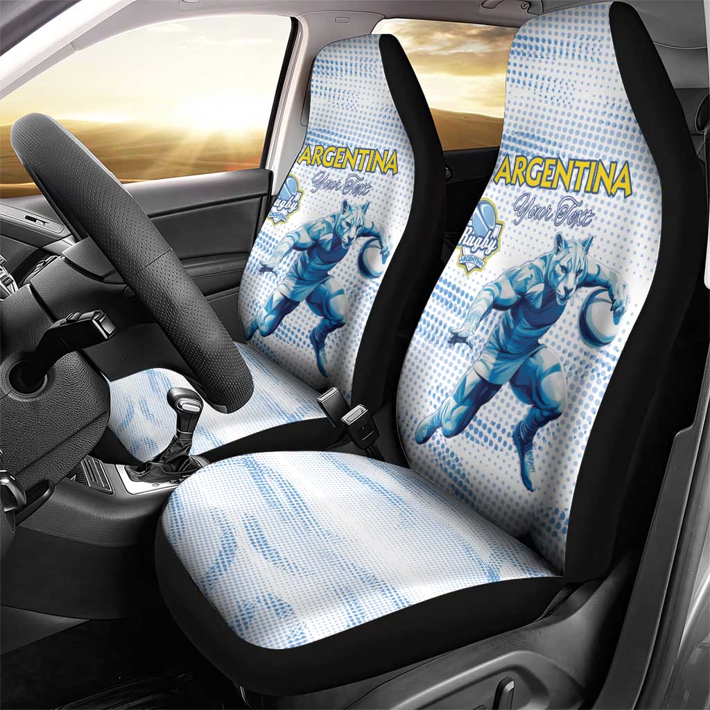Argentina Rugby Custom Car Seat Cover Pumas Mascot - Sporty Style