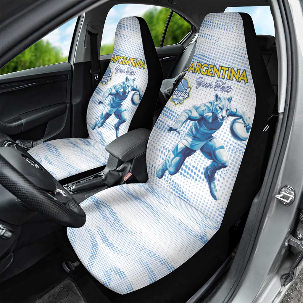 Argentina Rugby Custom Car Seat Cover Pumas Mascot - Sporty Style