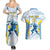 Argentina Rugby Custom Couples Matching Summer Maxi Dress and Hawaiian Shirt Pumas Mascot - Sporty Style