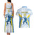 Argentina Rugby Custom Couples Matching Tank Maxi Dress and Hawaiian Shirt Pumas Mascot - Sporty Style