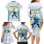 Argentina Rugby Custom Family Matching Long Sleeve Bodycon Dress and Hawaiian Shirt Pumas Mascot - Sporty Style