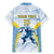 Argentina Rugby Custom Family Matching Mermaid Dress and Hawaiian Shirt Pumas Mascot - Sporty Style