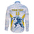 Argentina Rugby Custom Family Matching Off Shoulder Maxi Dress and Hawaiian Shirt Pumas Mascot - Sporty Style