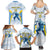 Argentina Rugby Custom Family Matching Summer Maxi Dress and Hawaiian Shirt Pumas Mascot - Sporty Style