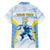 Argentina Rugby Custom Family Matching Summer Maxi Dress and Hawaiian Shirt Pumas Mascot - Sporty Style