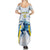 Argentina Rugby Custom Family Matching Summer Maxi Dress and Hawaiian Shirt Pumas Mascot - Sporty Style