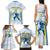 Argentina Rugby Custom Family Matching Tank Maxi Dress and Hawaiian Shirt Pumas Mascot - Sporty Style