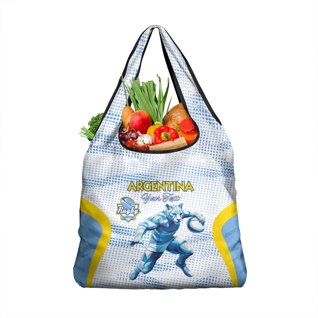 Argentina Rugby Custom Grocery Bag Pumas Mascot - Sporty Style