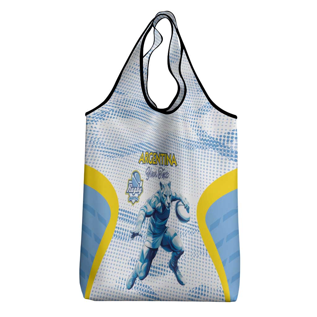 Argentina Rugby Custom Grocery Bag Pumas Mascot - Sporty Style