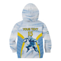 Argentina Rugby Custom Kid Hoodie Pumas Mascot - Sporty Style