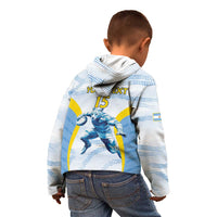 Argentina Rugby Custom Kid Hoodie Pumas Mascot - Sporty Style
