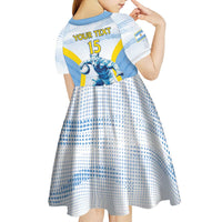 Argentina Rugby Custom Kid Short Sleeve Dress Pumas Mascot - Sporty Style