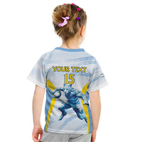 Argentina Rugby Custom Kid T Shirt Pumas Mascot - Sporty Style