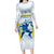 Argentina Rugby Custom Long Sleeve Bodycon Dress Pumas Mascot - Sporty Style
