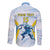 Argentina Rugby Custom Long Sleeve Button Shirt Pumas Mascot - Sporty Style