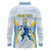 Argentina Rugby Custom Long Sleeve Polo Shirt Pumas Mascot - Sporty Style