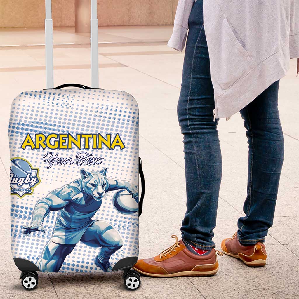 Argentina Rugby Custom Luggage Cover Pumas Mascot - Sporty Style