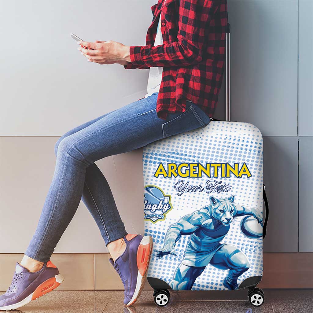 Argentina Rugby Custom Luggage Cover Pumas Mascot - Sporty Style