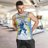 Argentina Rugby Custom Men Tank Top Pumas Mascot - Sporty Style