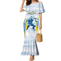 Argentina Rugby Custom Mermaid Dress Pumas Mascot - Sporty Style