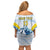 Argentina Rugby Custom Off Shoulder Short Dress Pumas Mascot - Sporty Style