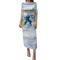 Argentina Rugby Custom Puletasi Pumas Mascot - Sporty Style
