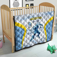 Argentina Rugby Custom Quilt Pumas Mascot - Sporty Style