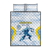 Argentina Rugby Custom Quilt Bed Set Pumas Mascot - Sporty Style
