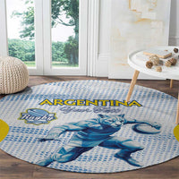 Argentina Rugby Custom Round Carpet Pumas Mascot - Sporty Style