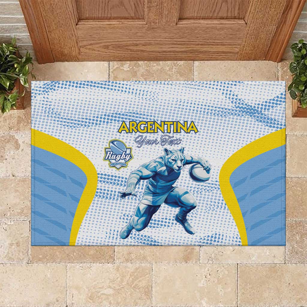 Argentina Rugby Custom Rubber Doormat Pumas Mascot - Sporty Style
