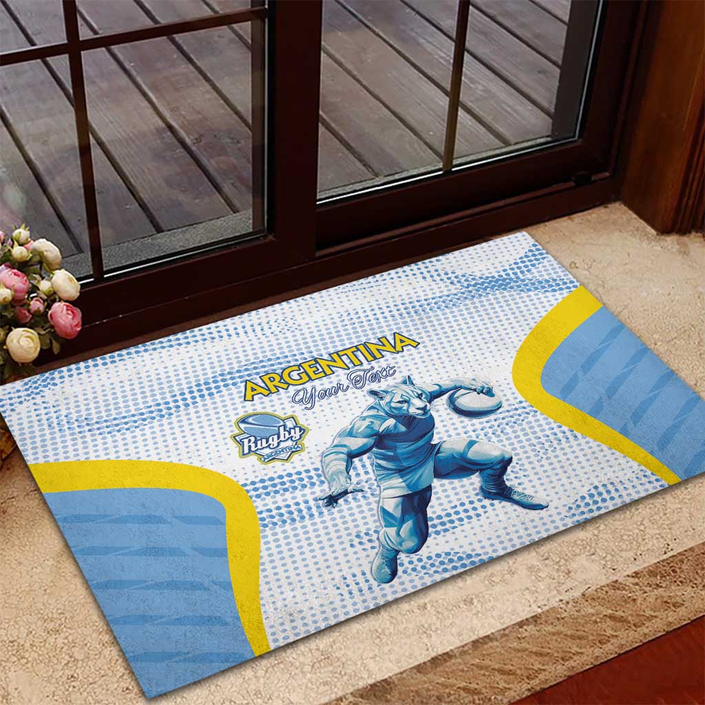Argentina Rugby Custom Rubber Doormat Pumas Mascot - Sporty Style