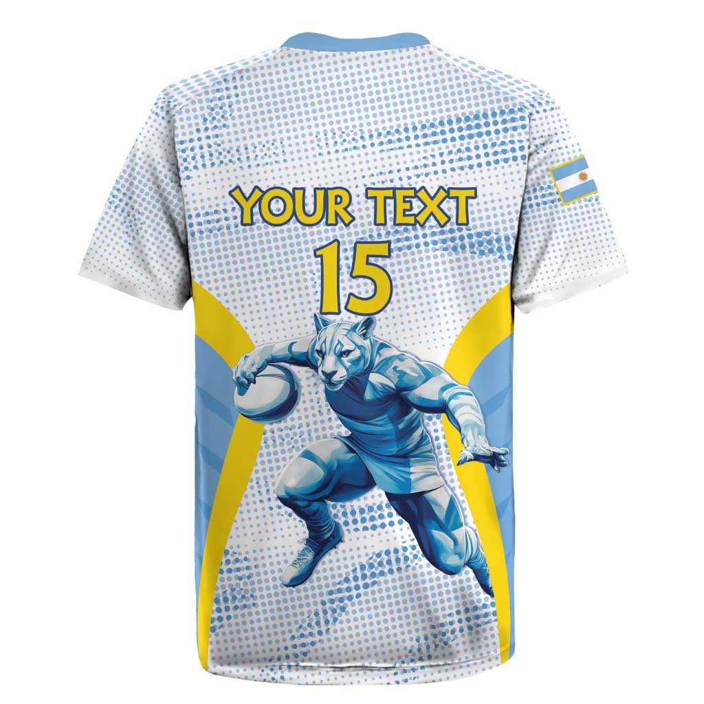 Argentina Rugby Custom Rugby Jersey Pumas Mascot - Sporty Style