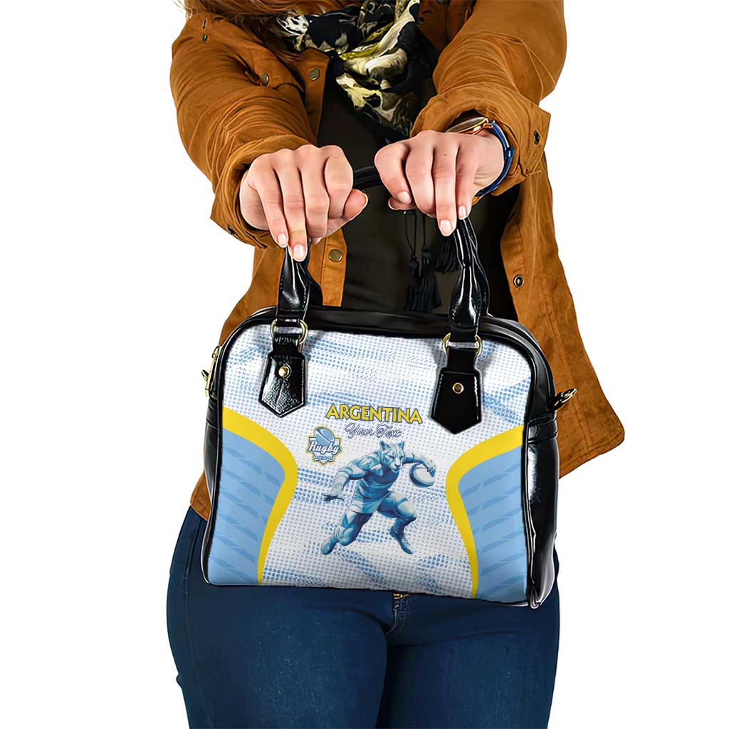 Argentina Rugby Custom Shoulder Handbag Pumas Mascot - Sporty Style